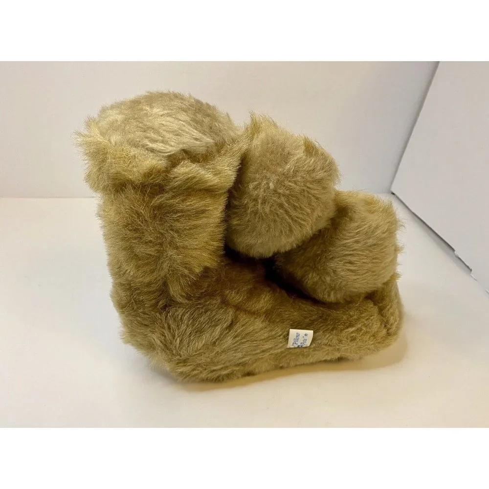 Dakin Pillow Pets 16” Stuffed Animal Plush Sitting Teddy Bear Brown 1976 Vintage